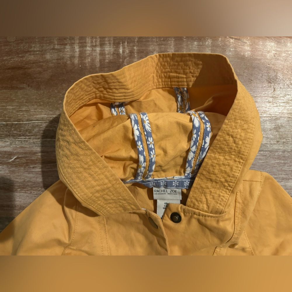 Rachel Zoe Baby Girl Snap Button Cotton Jacket With Hood, Size 24 Months NWT - Picture 5 of 11